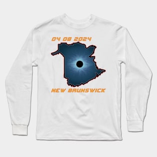 New Brunswick 2024 Total Solar Eclipse Long Sleeve T-Shirt